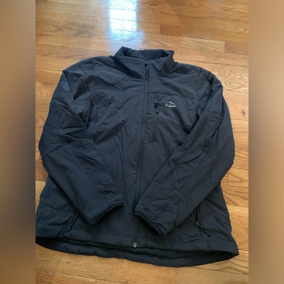 LL Bean Black Lightweight Black Jacket Size Medium NWT - Picture 2 of 7